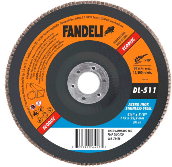 FANDELI DL-511- Disco Laminado 4-1/2″ G-60