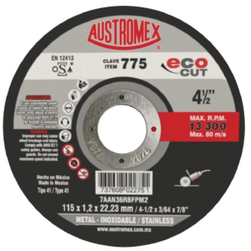 Austromex 775 – Disco de Corte 4-1/2″