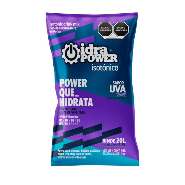 Idrapower Sabor Uva Con Azucar