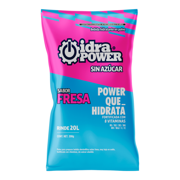 Idrapower Sabor Fresa Sin Azucar