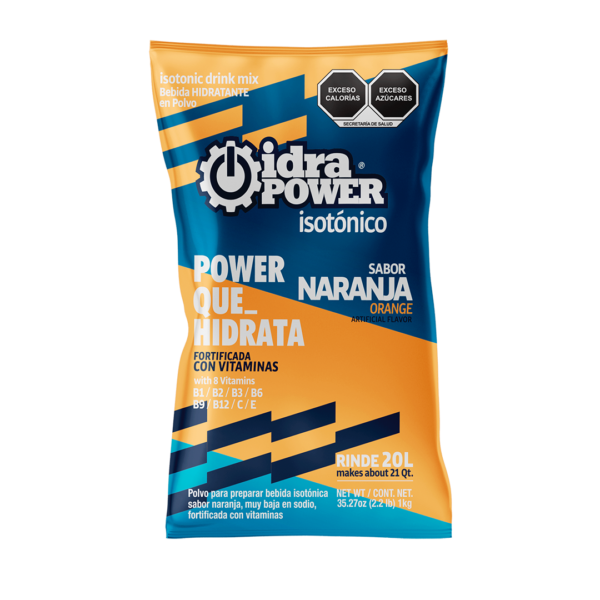 Idrapower Sabor Naranja Con Azucar