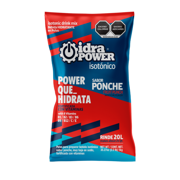 Idrapower Sabor Ponche Con Azucar