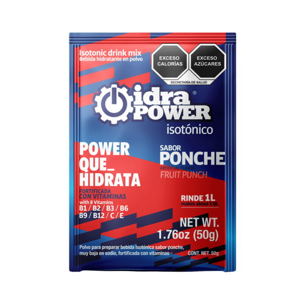 Idrapower Sabor Ponche Con Azucar Sobre 50g